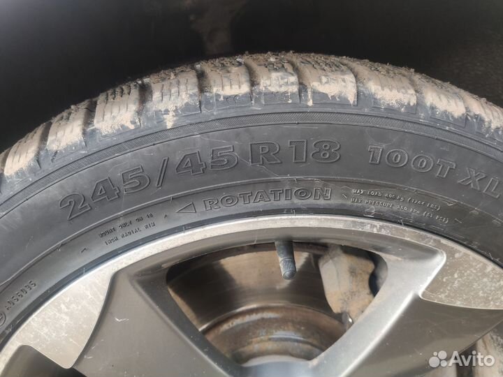 Колеса в сборе r18 зимние