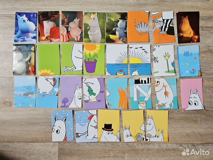 Наклейки для журнала муми- тролли