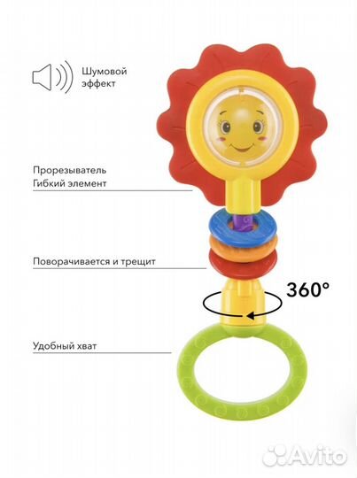 Погремушка-прорезыватель