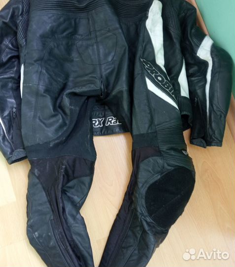 Мото комбинезон раздельный кожаный probiker