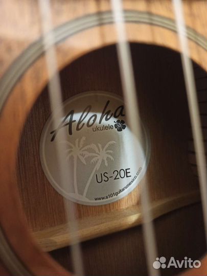 Укулеле с подключением Aloha сопрано и тенор новое