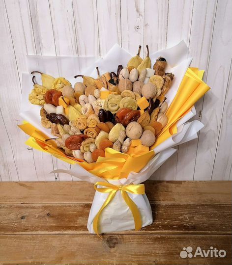 Оформление букетов съедобных