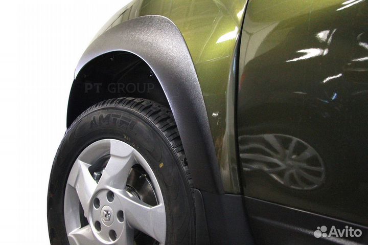 Накладки на крылья (ABS) Renault duster 2016-2020