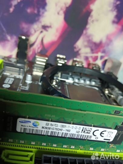 Материнская плата х79+ 2440+16 гб