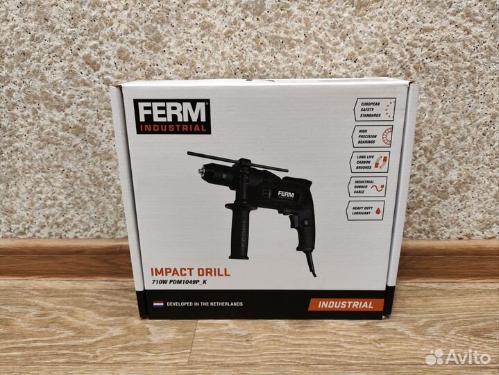 Новые ударные-безударные Дрели Ferm 450-710-850W