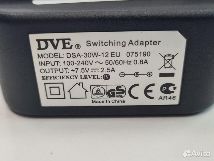 Блок питания DC-7525 (7.5V 2.5A )