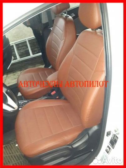 Чехлы Автопилот Hyundai Solaris 2 из экокожи