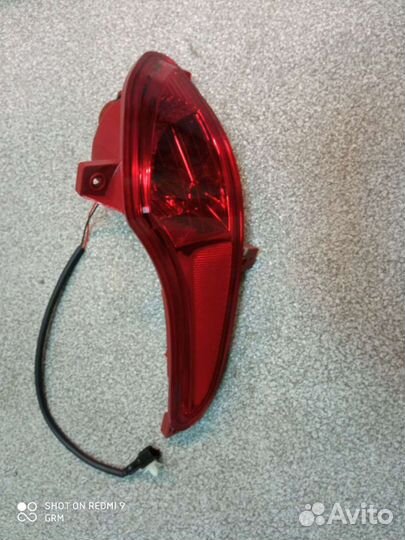 Фонарь задний в бампер левый Солярис 2015
