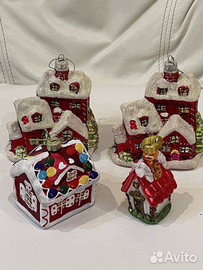 Елочные игрушки стекло