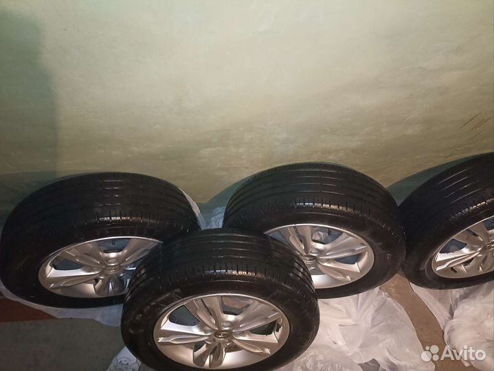 Комплект летних колес r17 continental