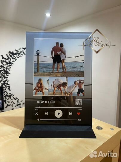 Живое фото А4, доп. реальность, заливка центр