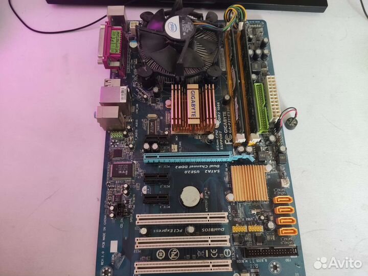 Материнская плата с процессором (офисное решение)