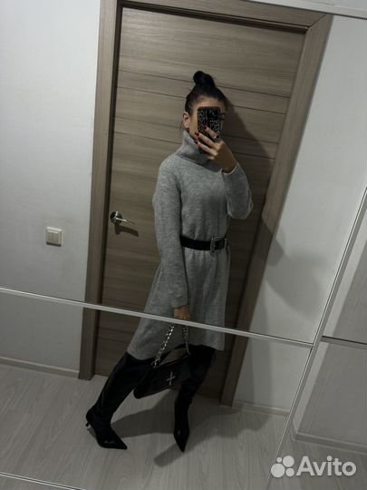 Платье женское теплое