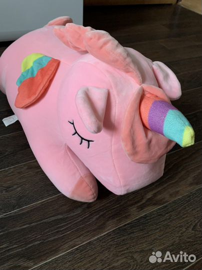 Большая Игрушка-подушка + плед внтури