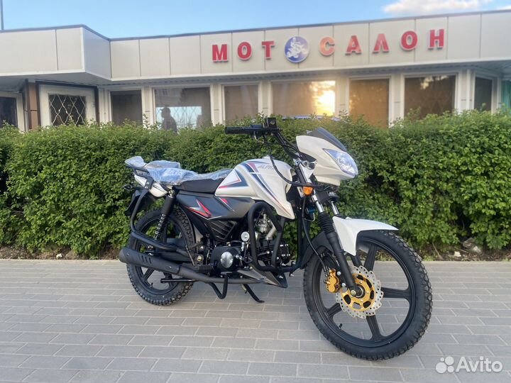 Новый мопед alpha RS 12 white edition Липецк