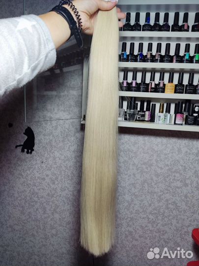 Волосы натуральные срез