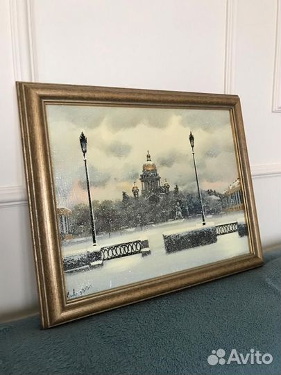 Картина маслом на холсте в раме