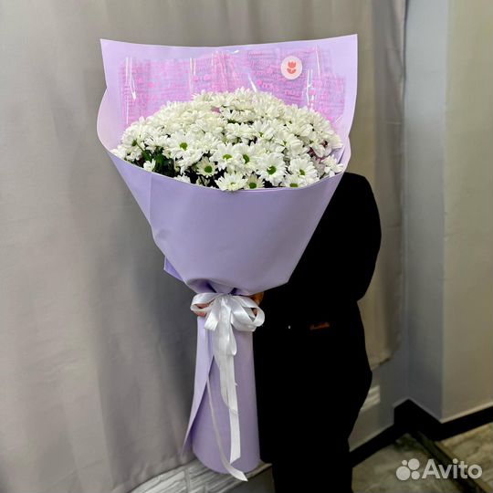 Букет Гигант из 25 Хризантем