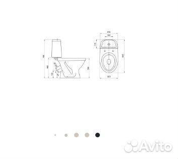 Унитаз новый