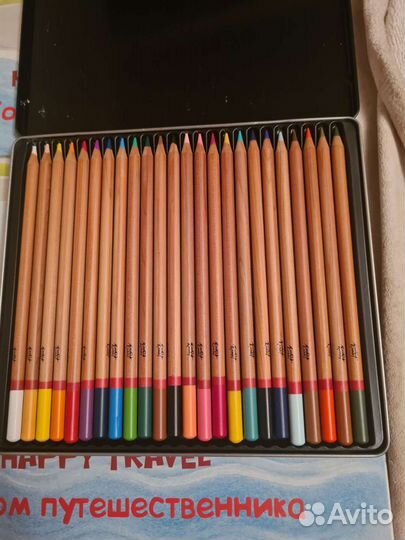 Карандаши цветные и профессиональные и альбомы