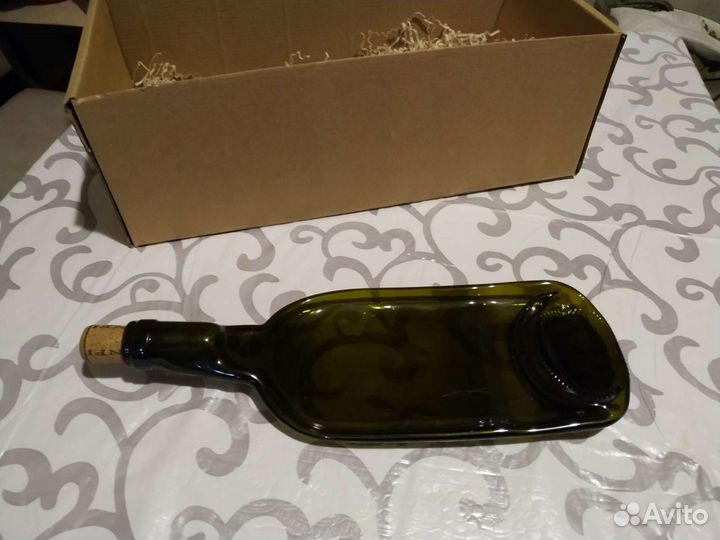 Тарелка Апсайклинг, Блюдо из Плоской Бутылки