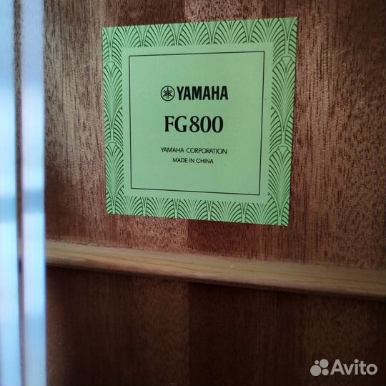 Акустическая гитара Yamaha fg800 MOD