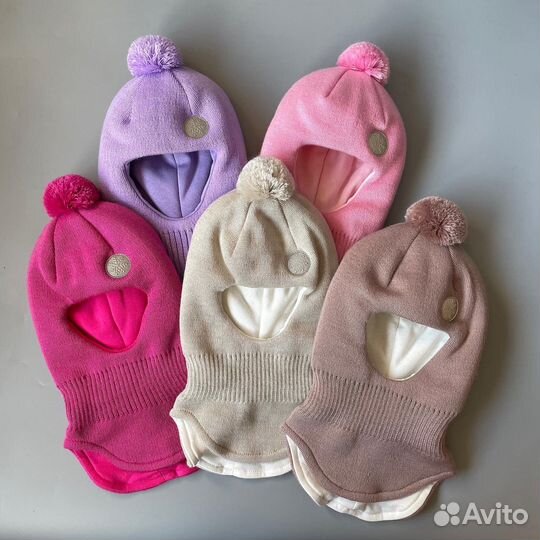 Шапка шлем зимняя мальчику девочке новая