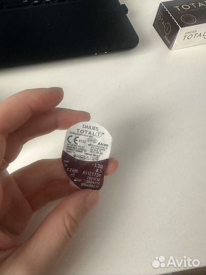 Линзы контактные alcon dailies total 1