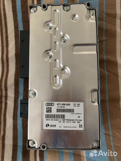 Усилитель bang and olufsen audi a4 b8/a5 8t/q5 8r