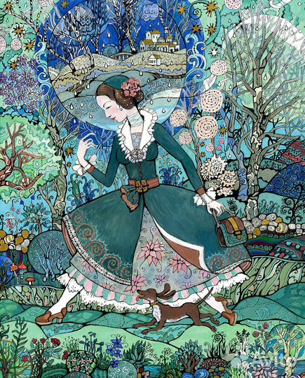 Картина акварель