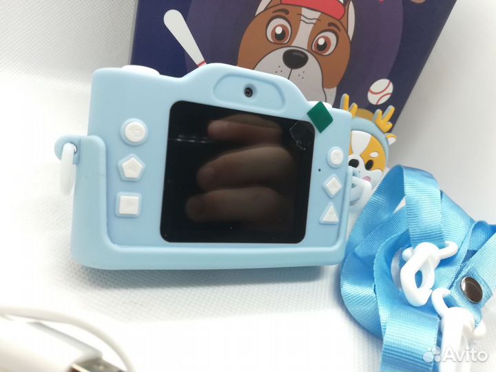 Детский фотоаппарат 2 камеры и игры