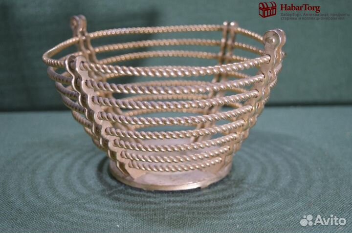 Конфетница сухарница плетеная 