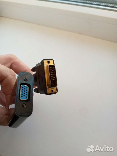 Адаптер переходник с DVI - VGA