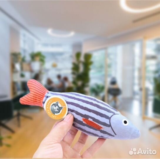 Рыбки для кошек и котов с кошачьей мятой