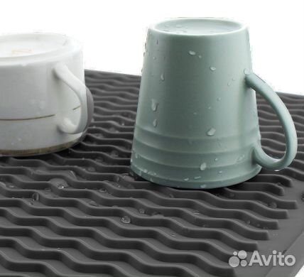 Силиконовый коврик для сушки посуды