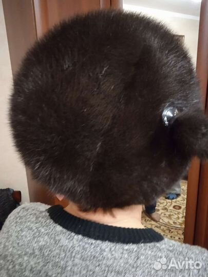 Берет женский норковый