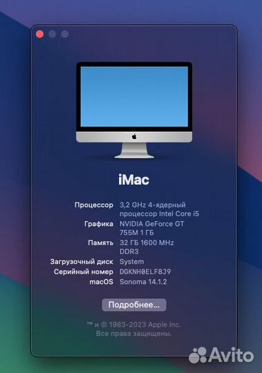 Apple iMac 27 Late 2013 i5/32 Ram/2TB HDD/GT 755M