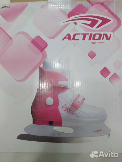 Коньки раздвижные для девочки