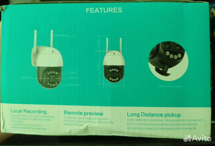 Камера видеонаблюдения купольная уличная