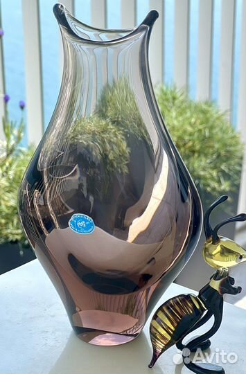 Чешское стекло Ваза Klinger