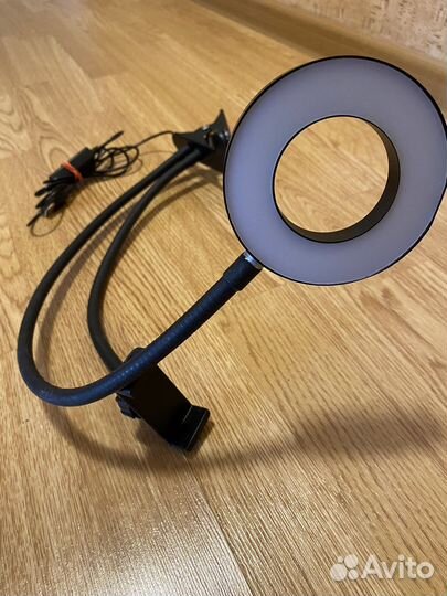 Лампа для селфи с прищепкой