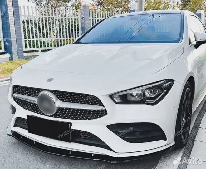 Сплиттер Mercedes CLA C117 X117 рест AMG