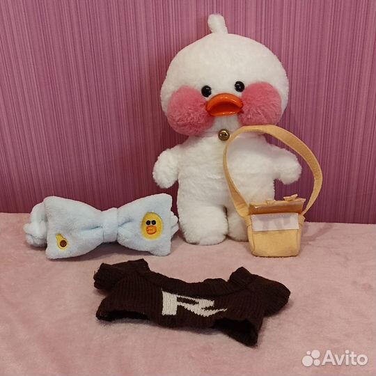 Игрушка утка lalafanfan