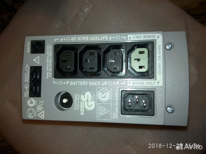 Ибп APC Back-UPS CS 500