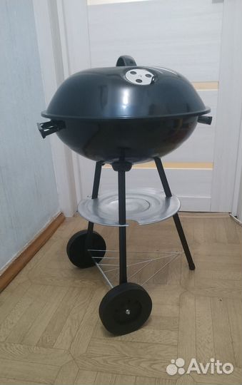 Новый угольный гриль 3 в 1 (коптильня, духовка)