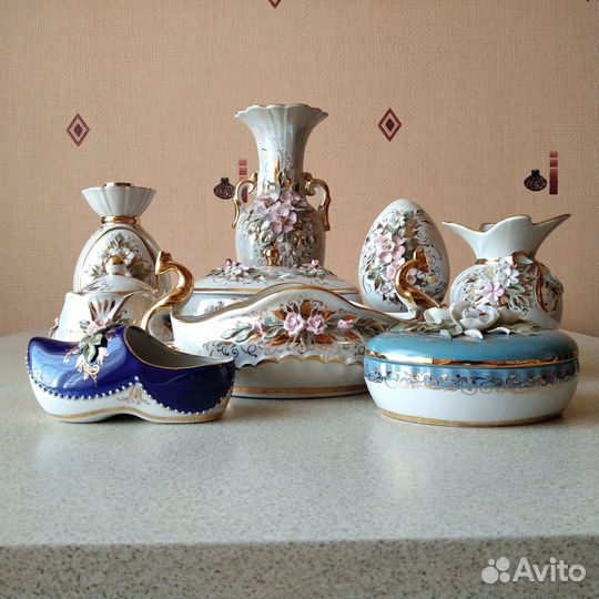 Вазы, конфетницы, шкатулки Кисловодский фарфор