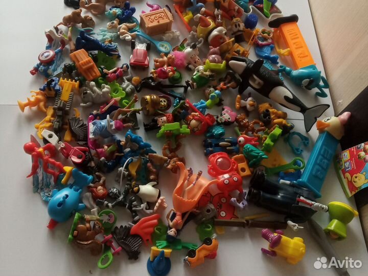 Игрушки из киндера пакетом большая коллекция