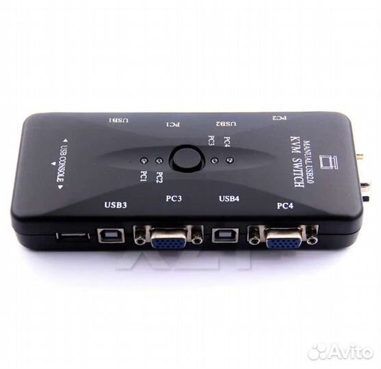KMV переключатель/свитч VGA 4*1 USB 2.0