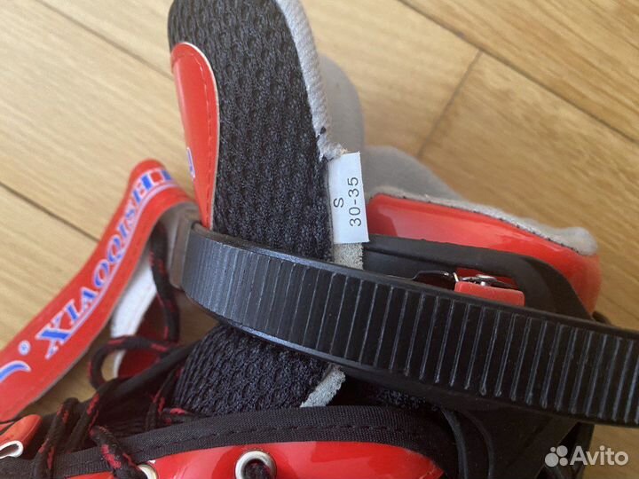 Коньки роликовые 30-35 р. Раздвижные