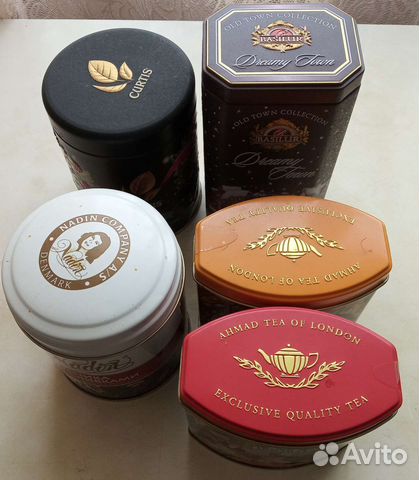 Жестяные банки для чая